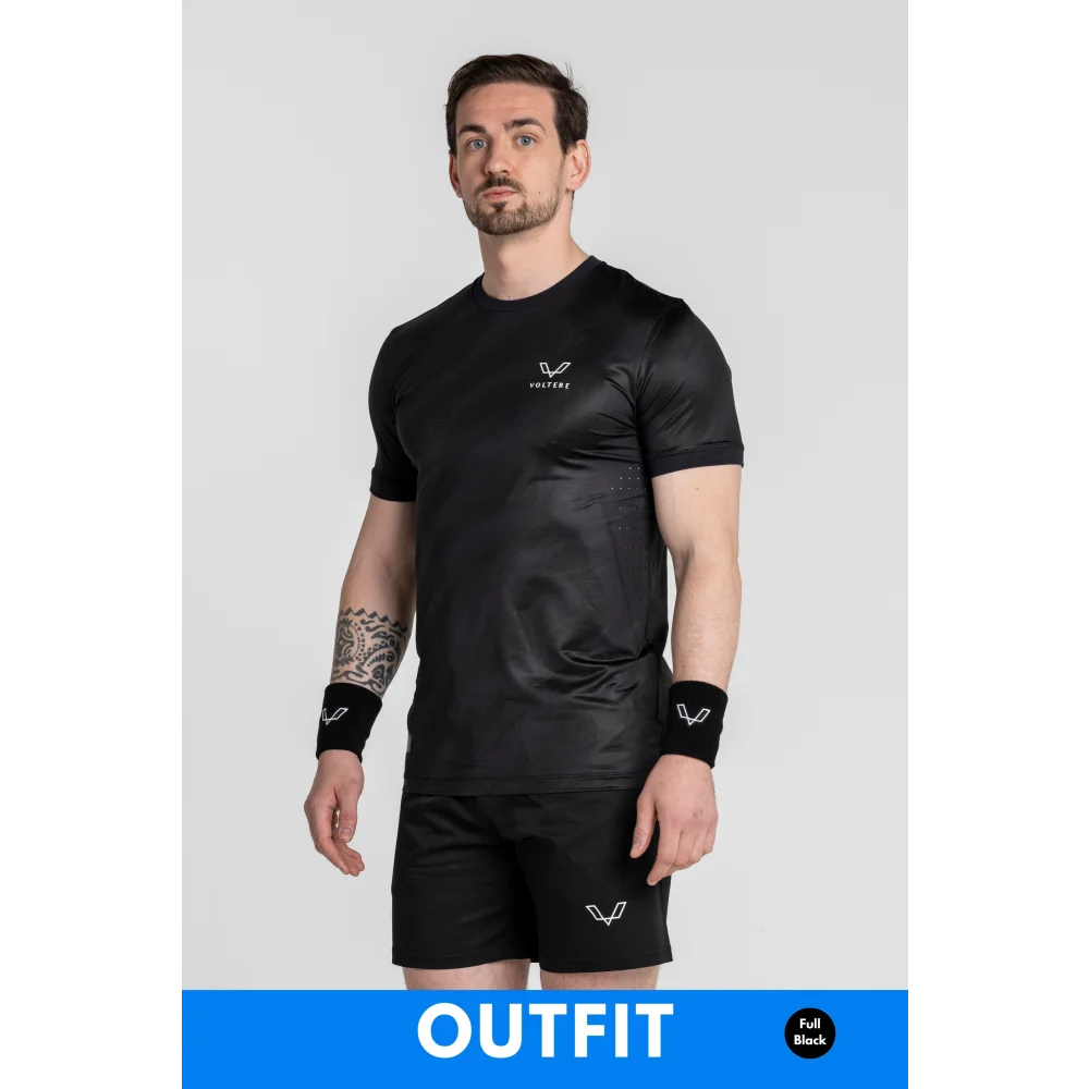 ’Genesis’ Black - 3-pcs Padel Clothing Outfit - Pack