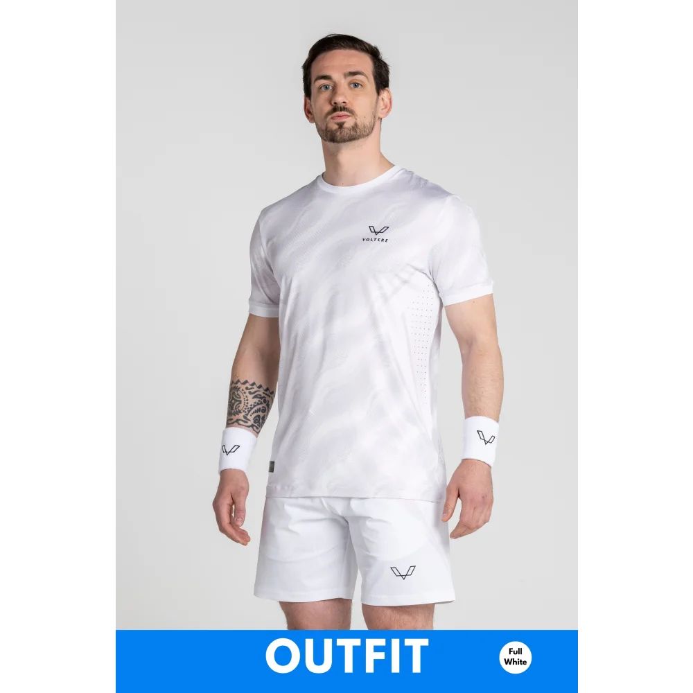 ’Genesis’ White - 3-pcs Padel Clothing Outfit - Pack