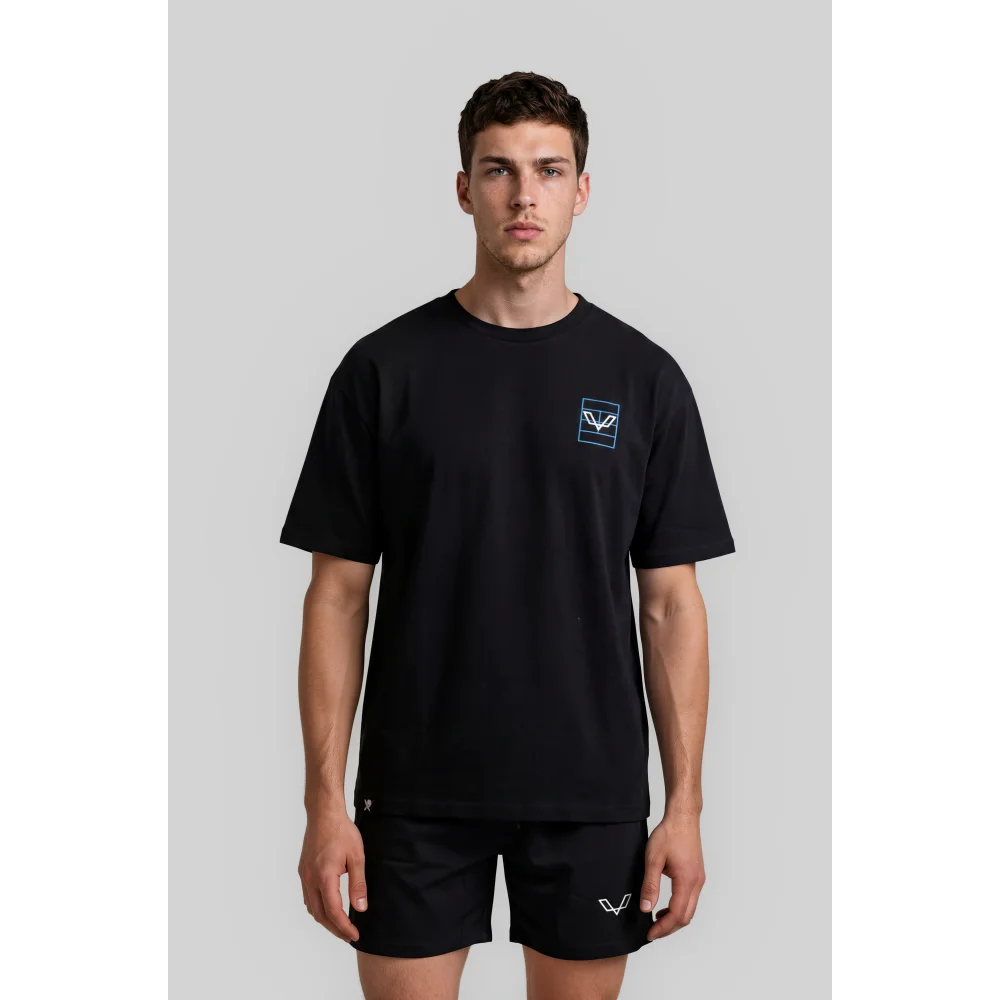 ’I Thrive On Blue’ Cotton Tee - T-Shirt