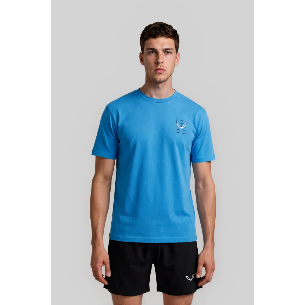 ’I Thrive On Blue’ Cotton Tee - T-Shirt