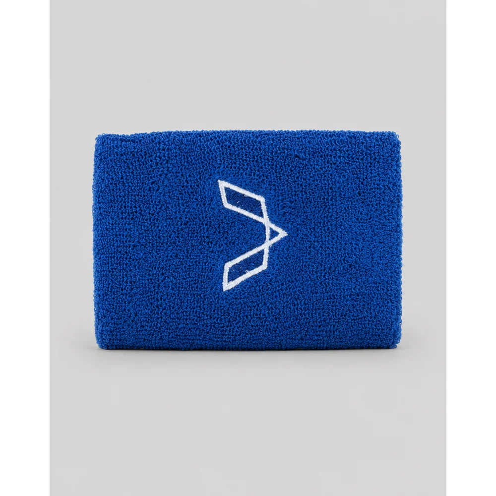 Premium Padel Wristbands (Pair) - Blue / Long - Wristbands